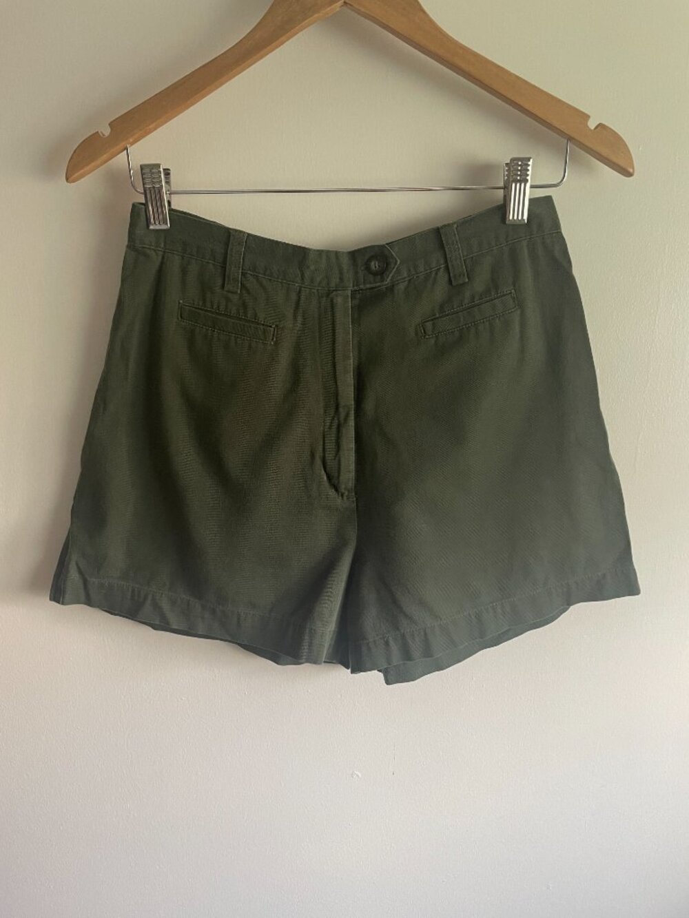 Vintage Hechter Jeans Olive Green 100% Cotton Shorts